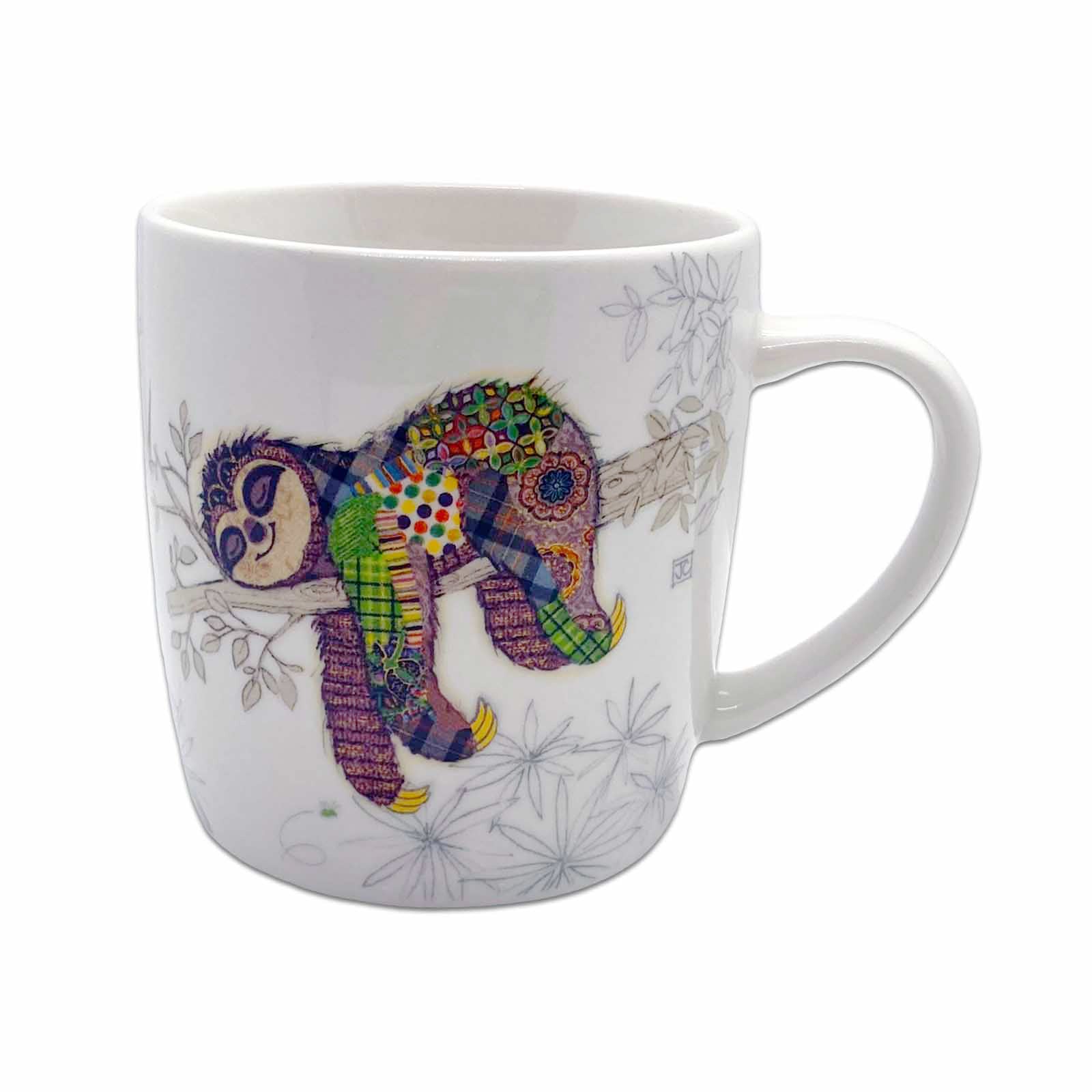 Simon Sloth Bug Art Kooks Ceramic Coffee Mug