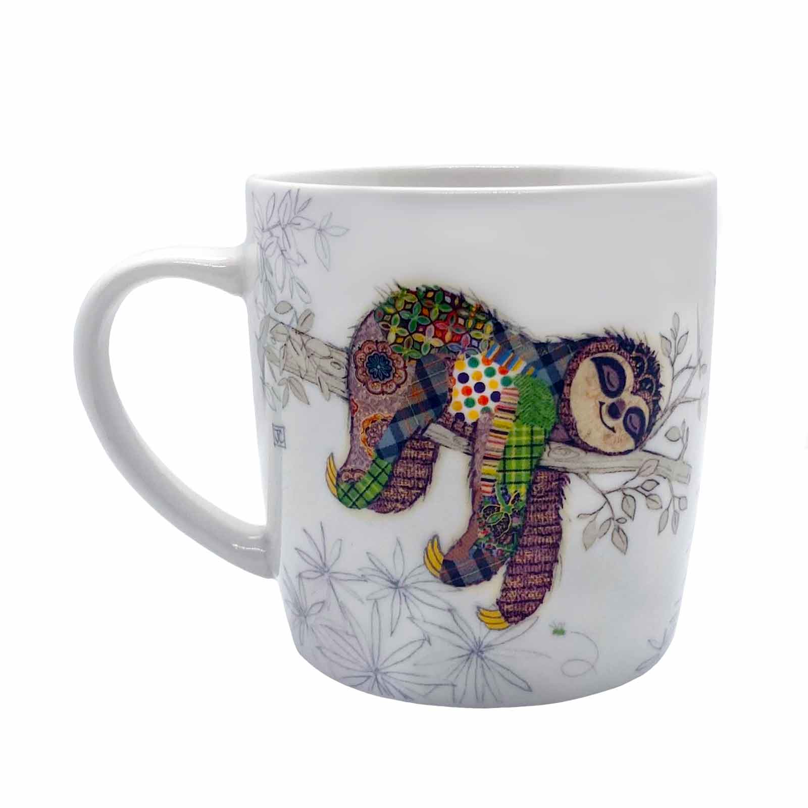 Simon Sloth Bug Art Kooks Ceramic Coffee Mug