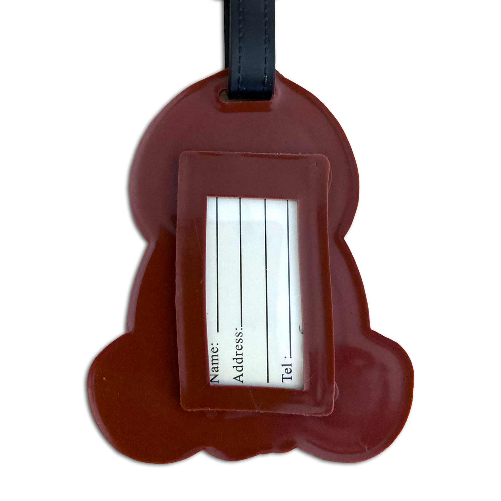 Sitting Sloth Rubber Luggage Bag Tag