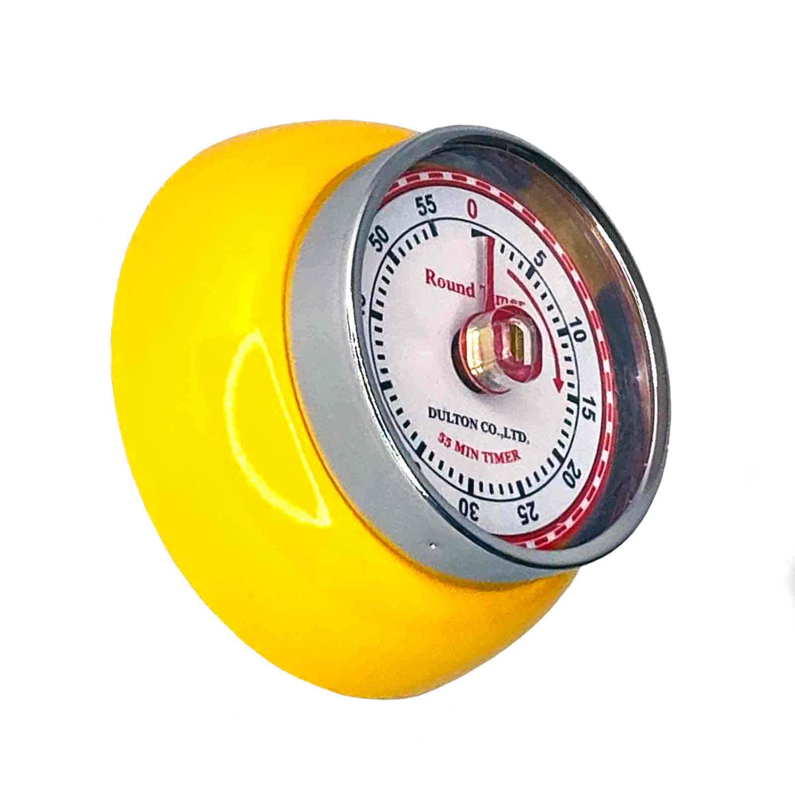 Yellow Dulton Magnetic Metal Mechanical Kitchen Timer