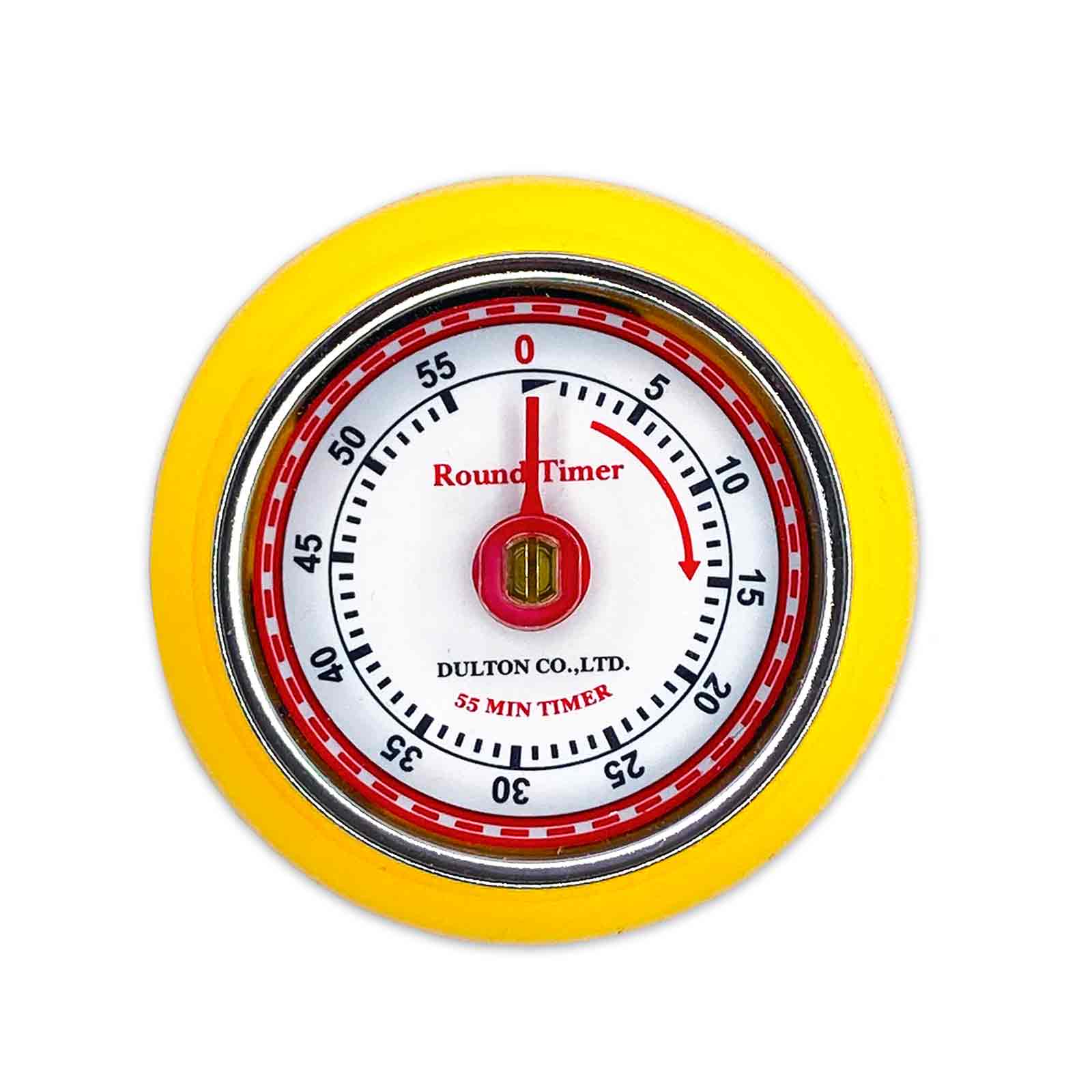 Yellow Dulton Magnetic Metal Mechanical Kitchen Timer