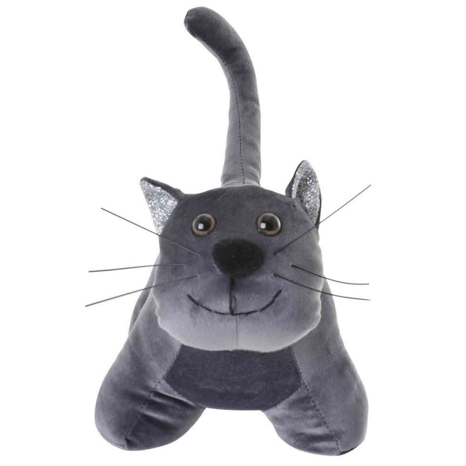 Cat with Bling Door Stop - Hello Homewares - Fabric Door Stopper