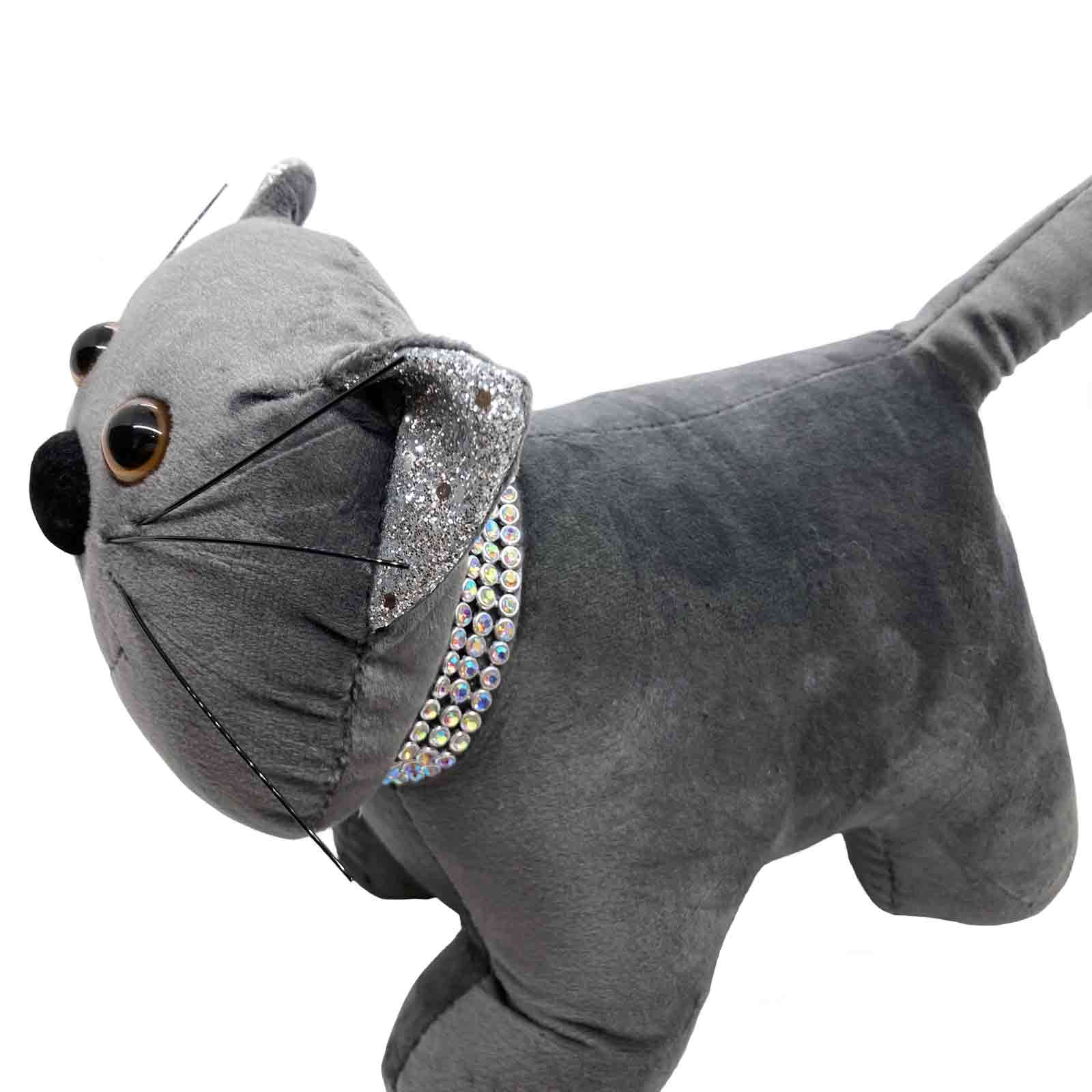 Cat with Bling Door Stop - Hello Homewares - Fabric Door Stopper