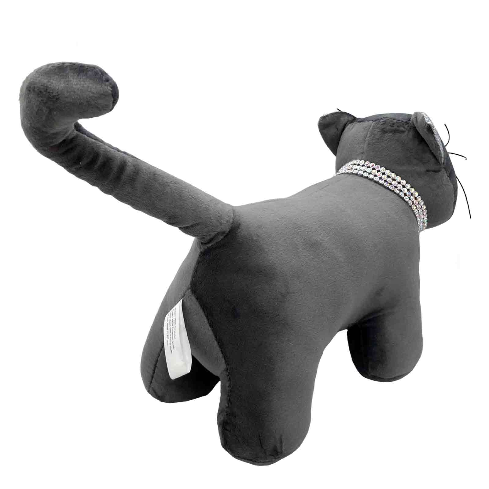 Cat with Bling Door Stop - Hello Homewares - Fabric Door Stopper