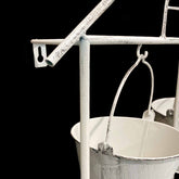 2 Tier Hanging Bucket Metal Wall Planter