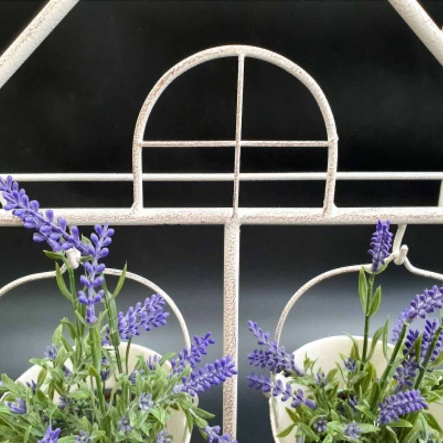 2 Tier Hanging Bucket Metal Wall Planter
