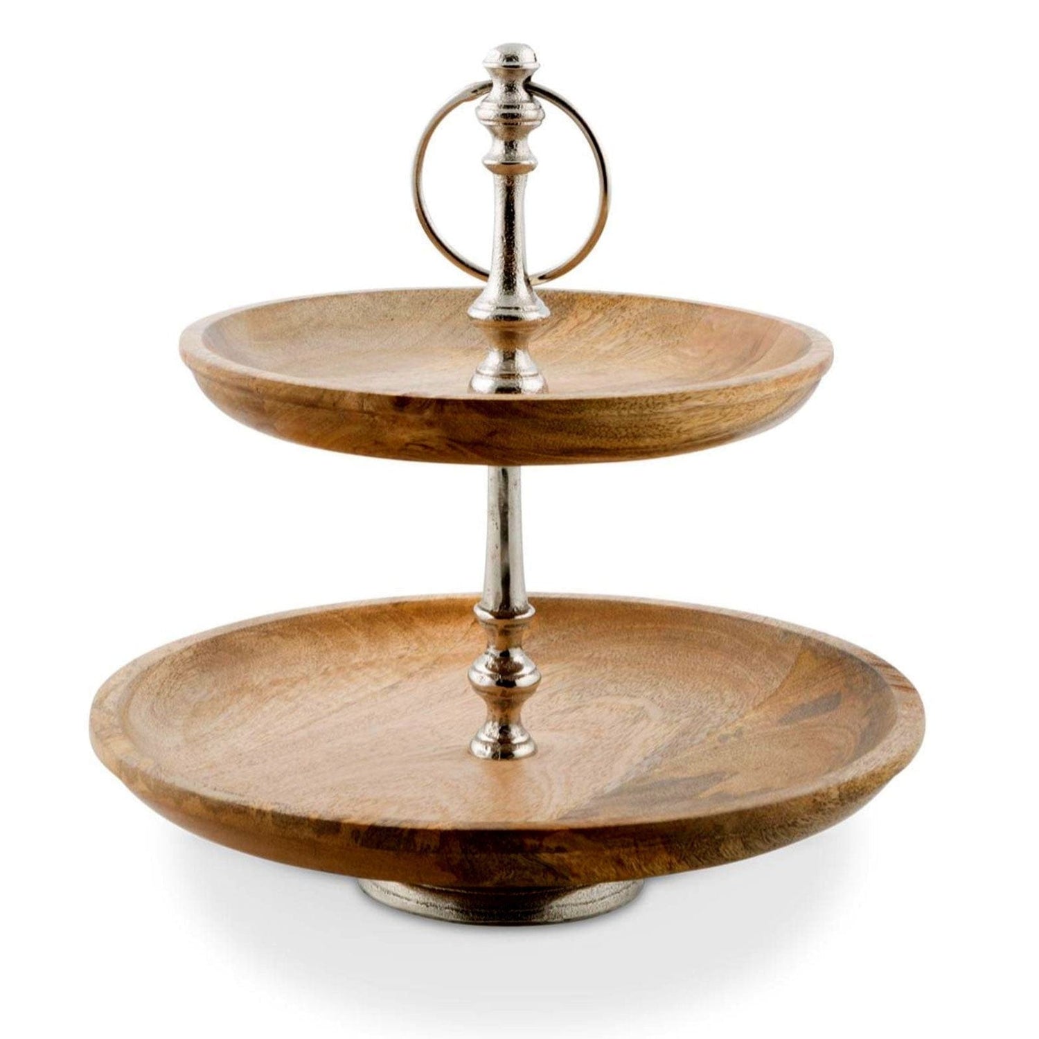 2 Tier Wood Stand - Hello Homewares