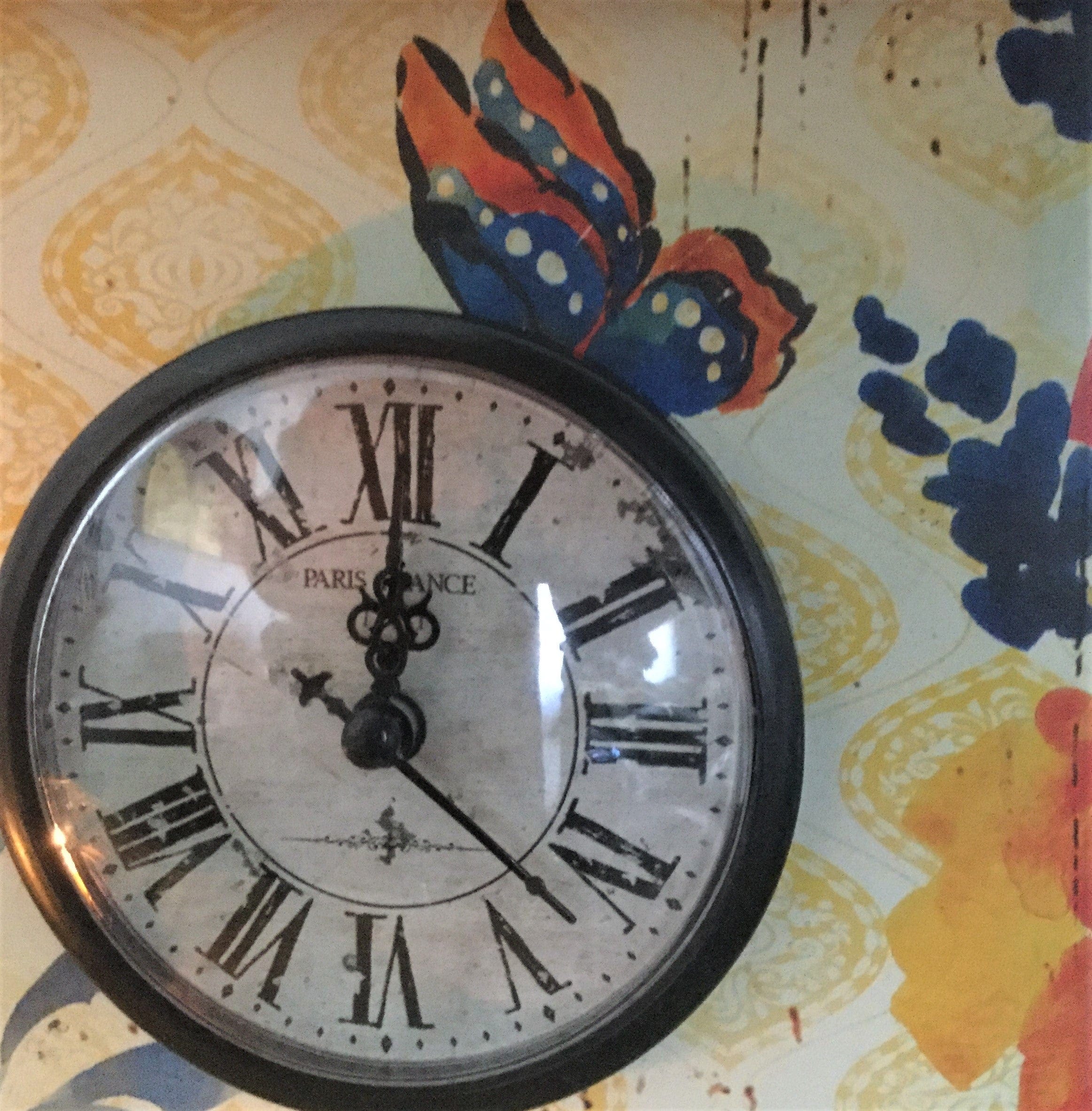 Apple Green Mantel Clock.