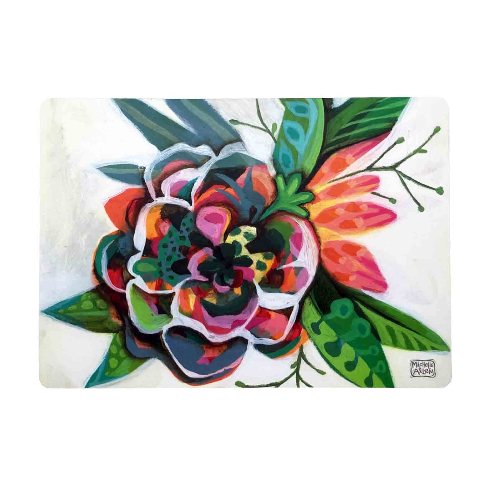 Bird Flower Placemats Set of 4 Allen Designs