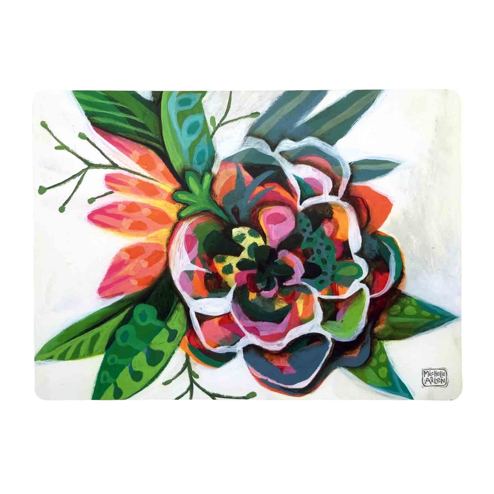 Bird Flower Placemats Set of 4 Allen Designs