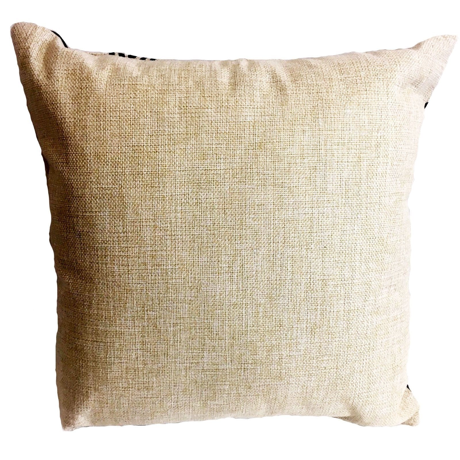 Black Geometric Cushion - 45cm.