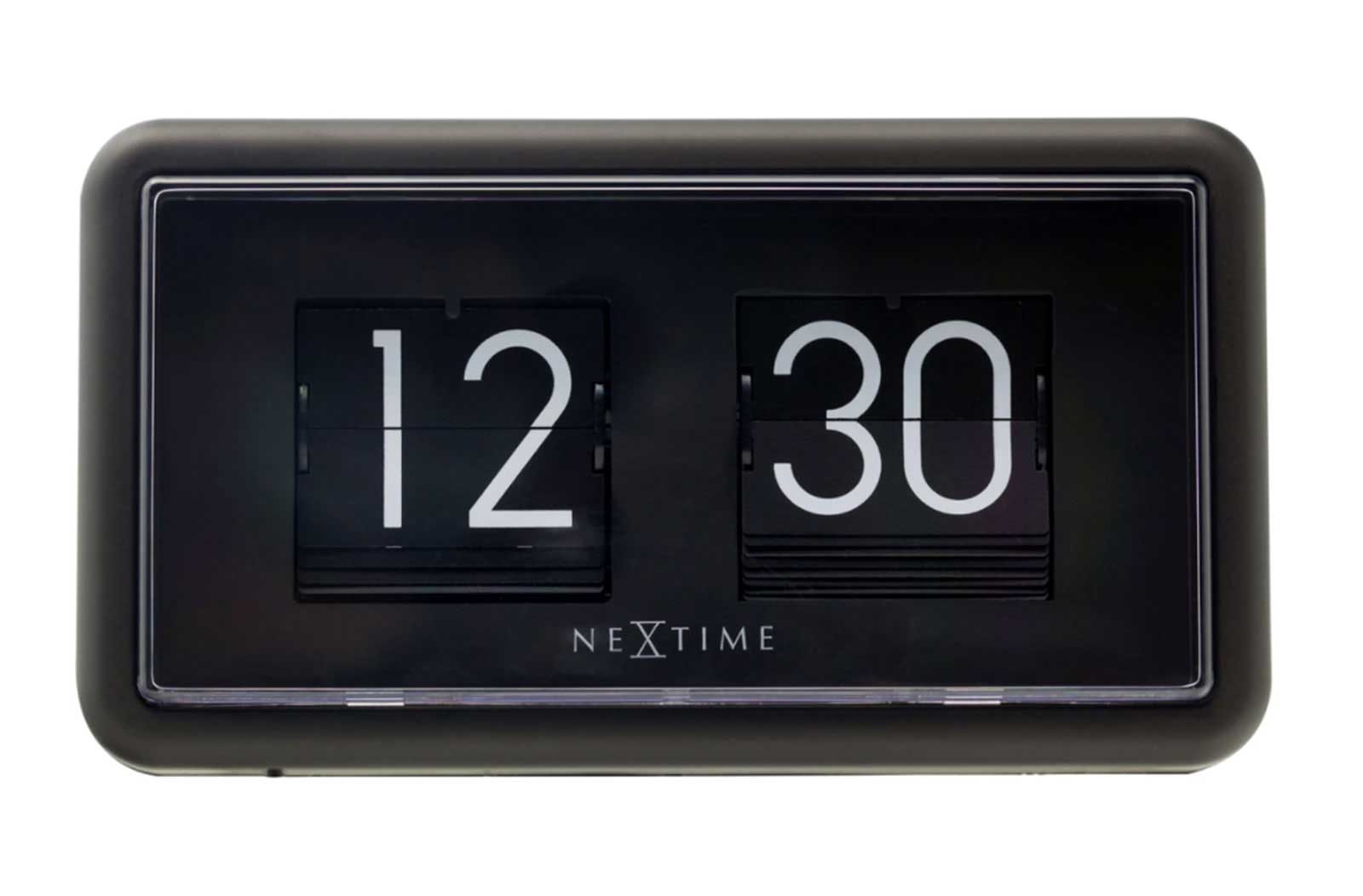 NeXtime Small Black Flip Clock