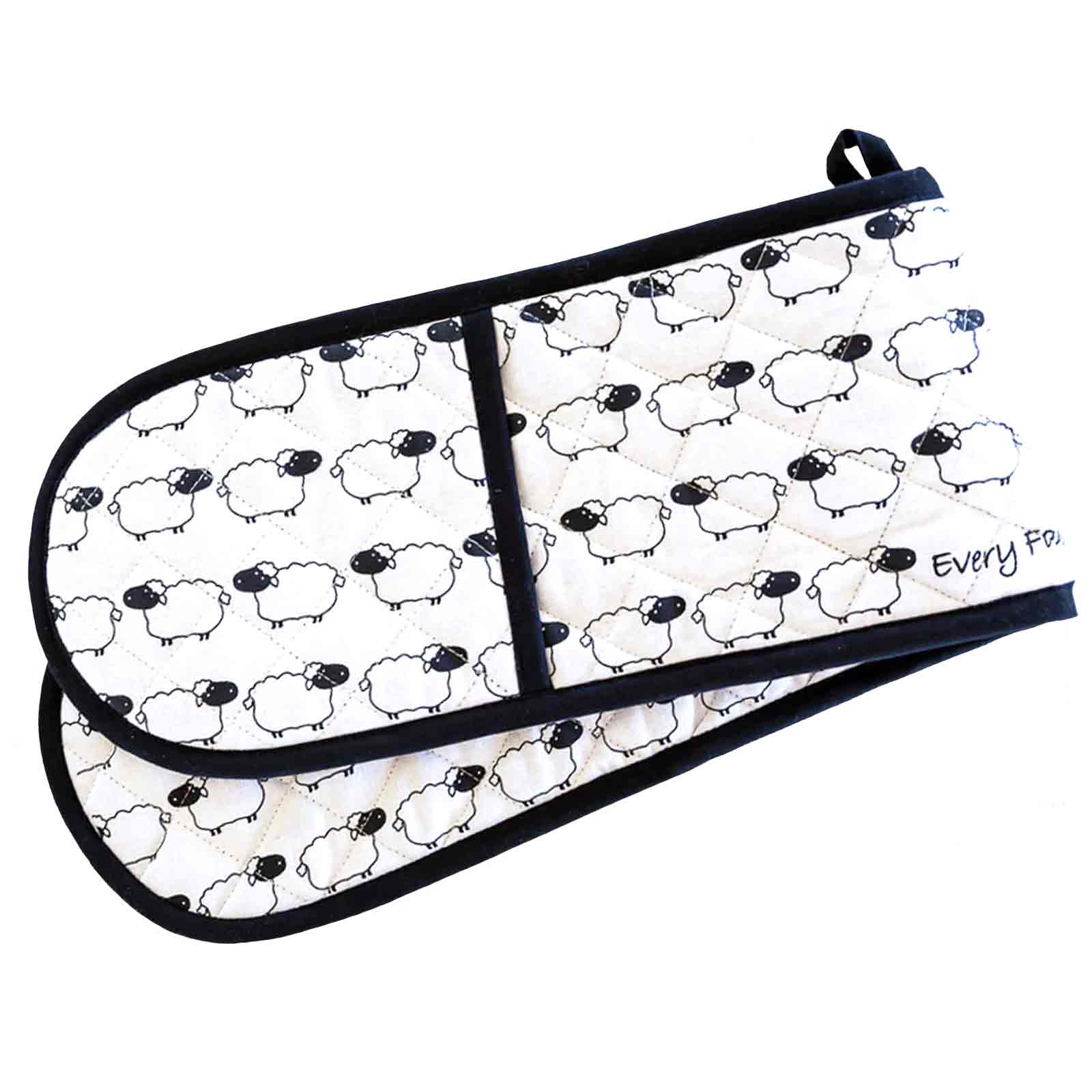 Black Sheep 100% Cotton Double Oven Glove