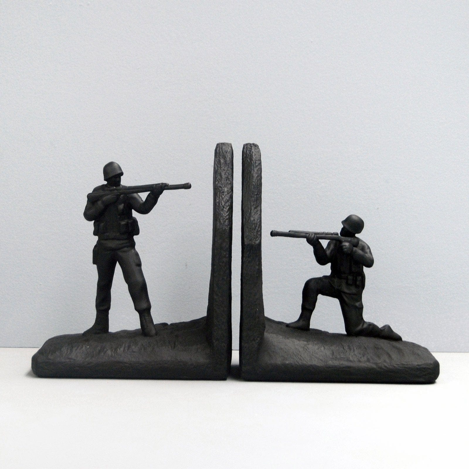 Soldier Bookends - Black.