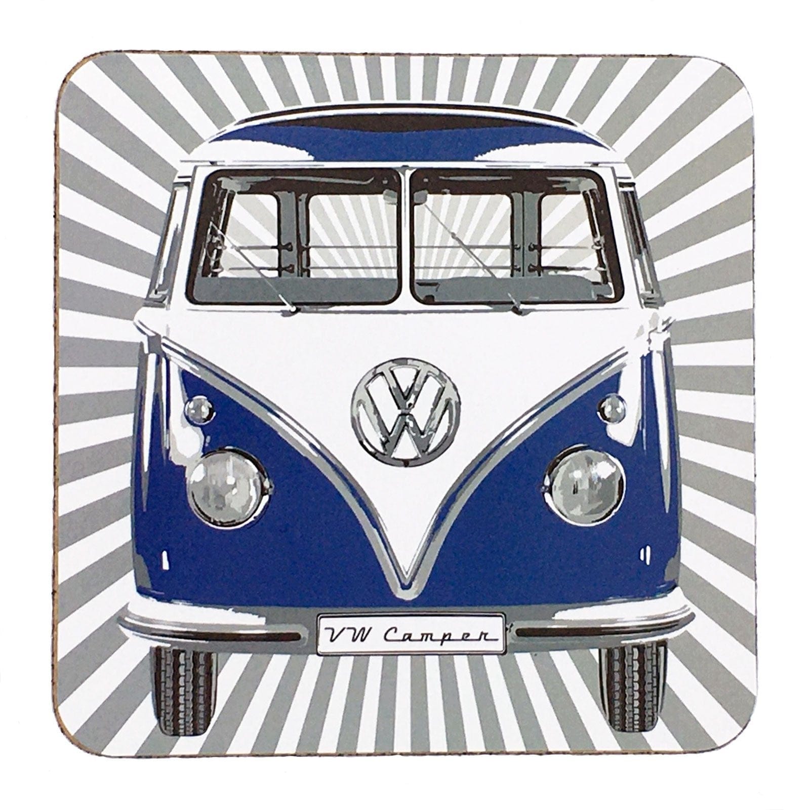 VW T1 Bus Coasters - Stripes - Set of 4.