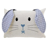 Blue Bunny Rabbit Plush Cushion