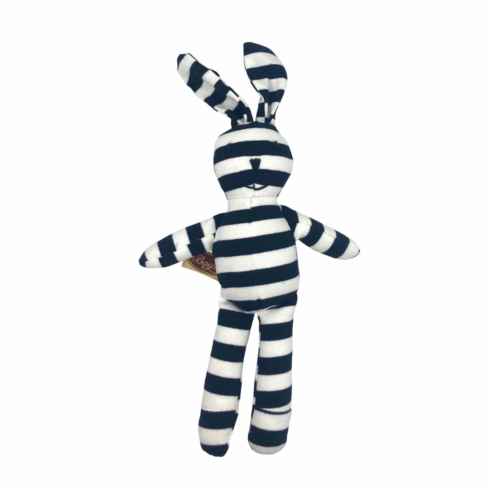 23cm Blue Striped Rabbit Plush Toy