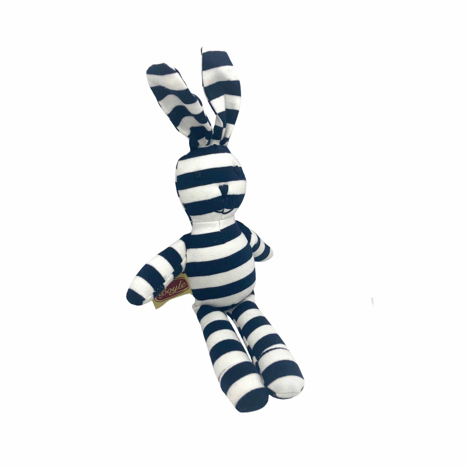 23cm Blue Striped Rabbit Plush Toy