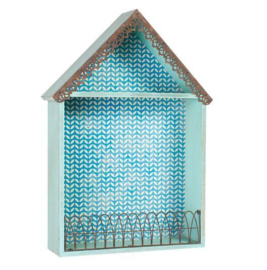 Large Wooden Shadow Box Shelf.