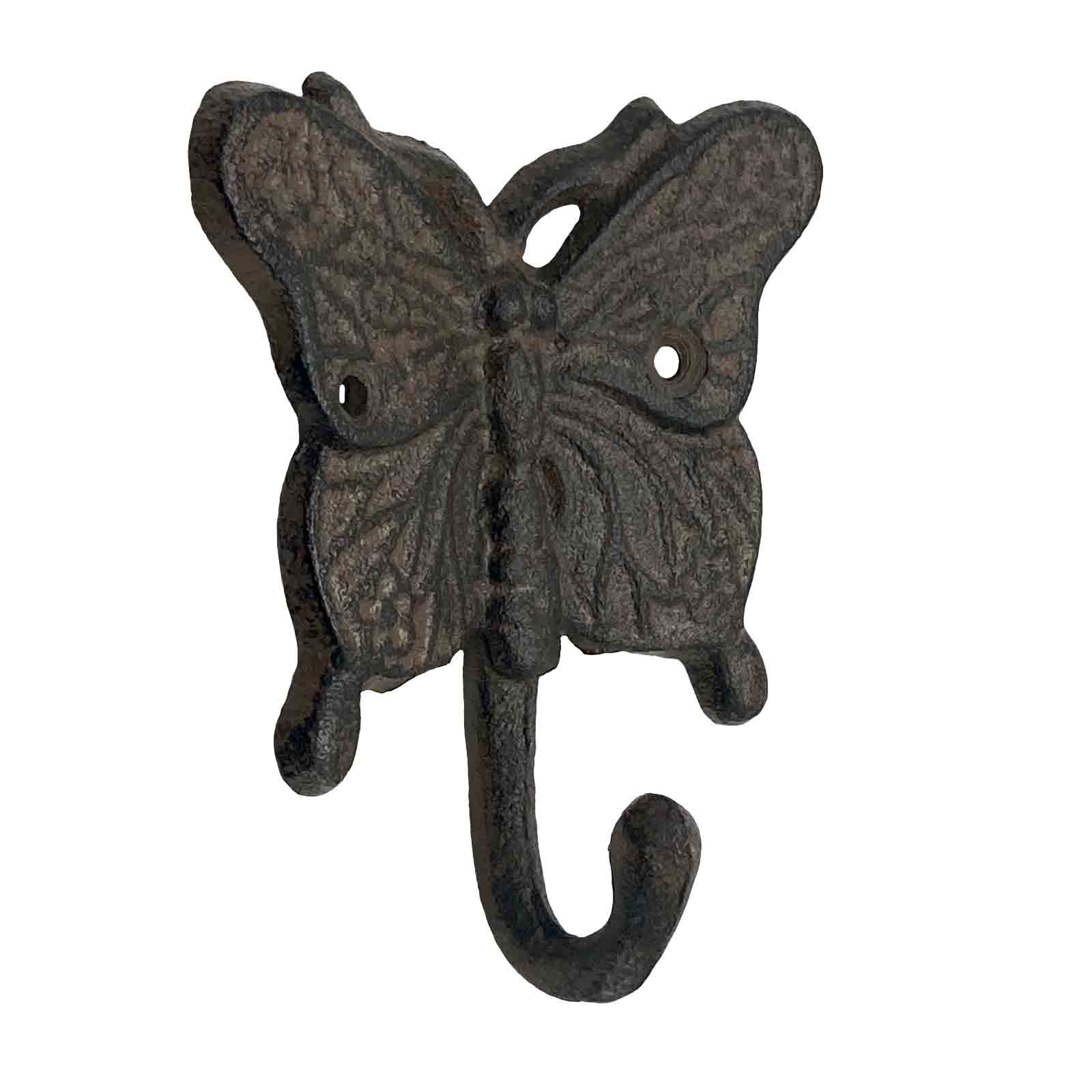 Cast Iron Butterfly Wall Hook