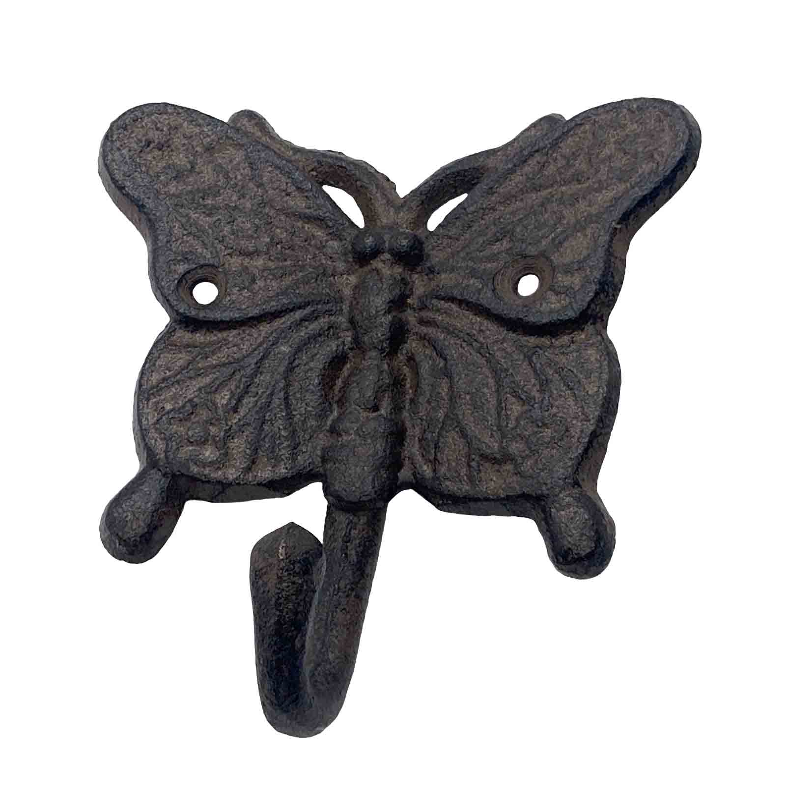 Cast Iron Butterfly Wall Hook