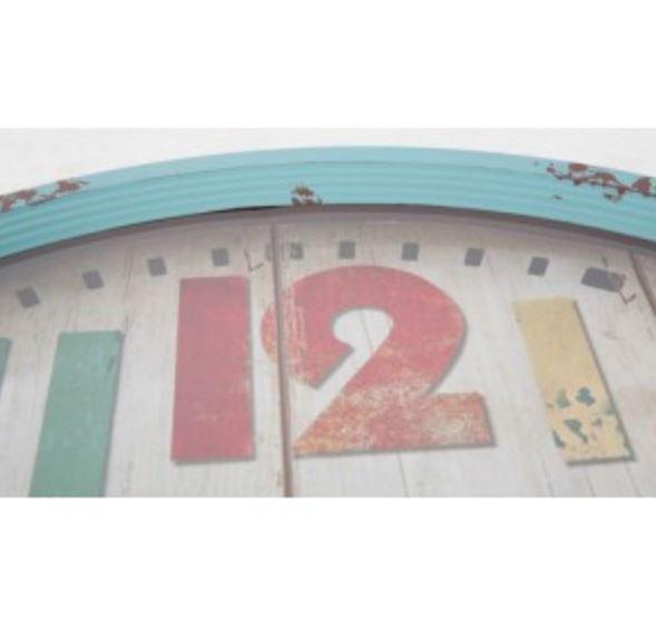 62cm Cafe Metal Wall Clock - 3 Styles.