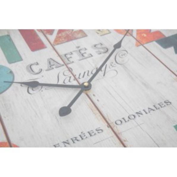 62cm Cafe Metal Wall Clock - 3 Styles.