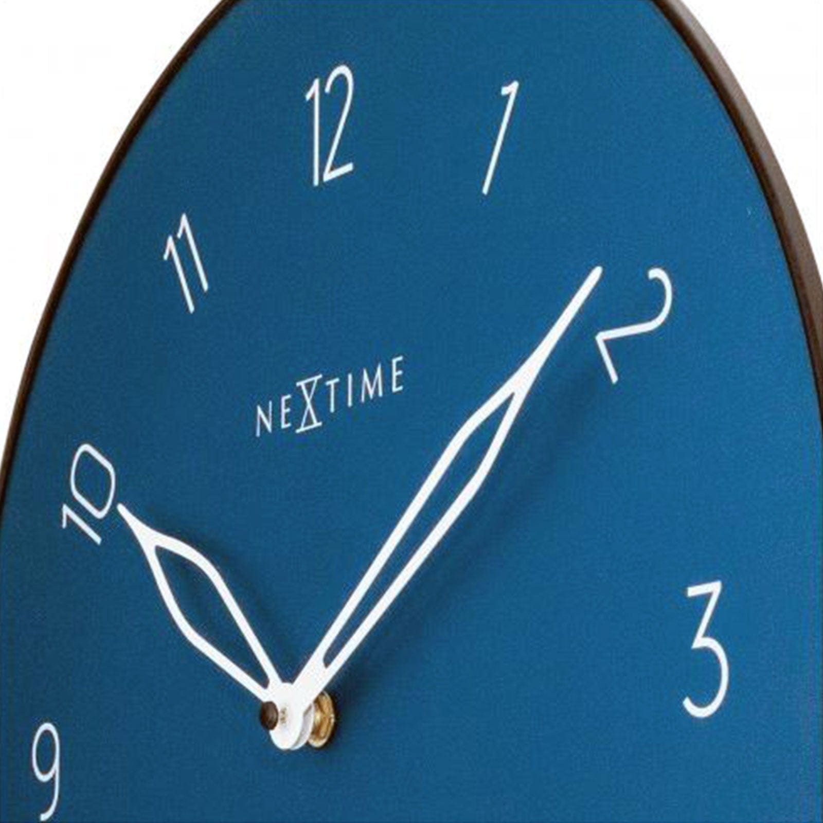 NeXtime CAROUSEL Glass Wall Clock - Blue.