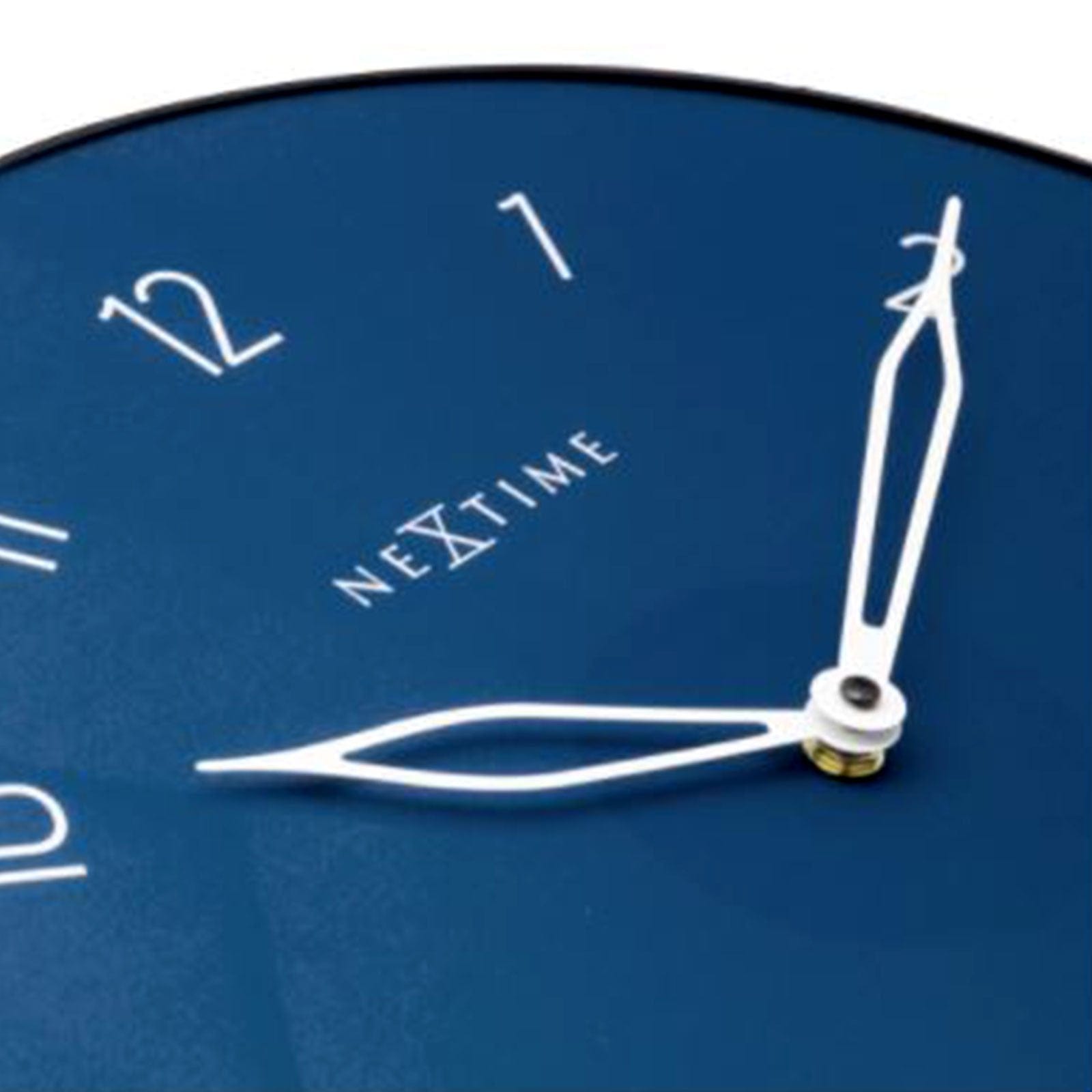 NeXtime CAROUSEL Glass Wall Clock - Blue.