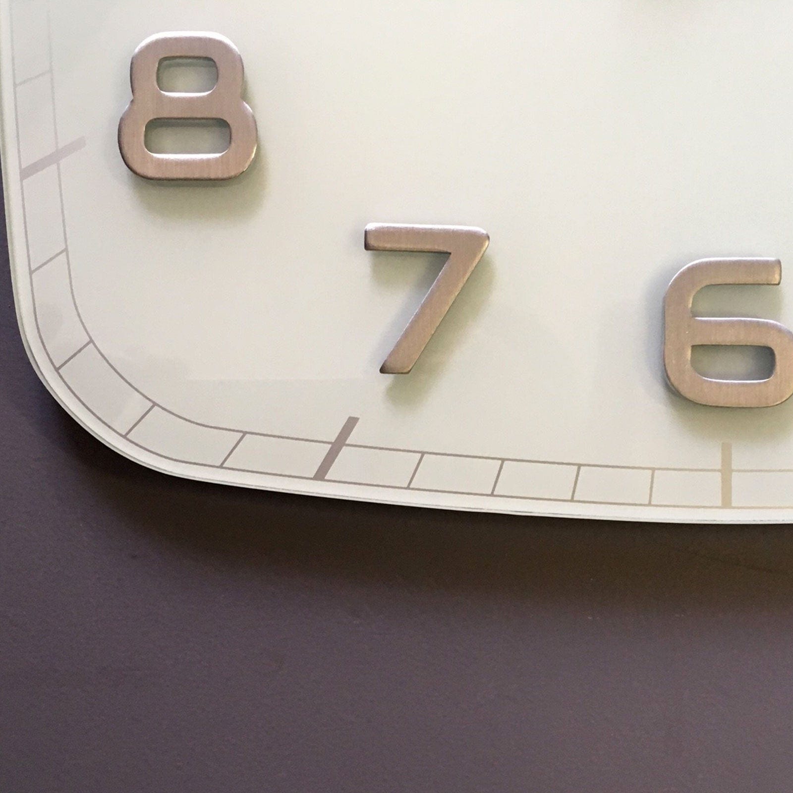 Nextime Square Classy Wall Clock - White.