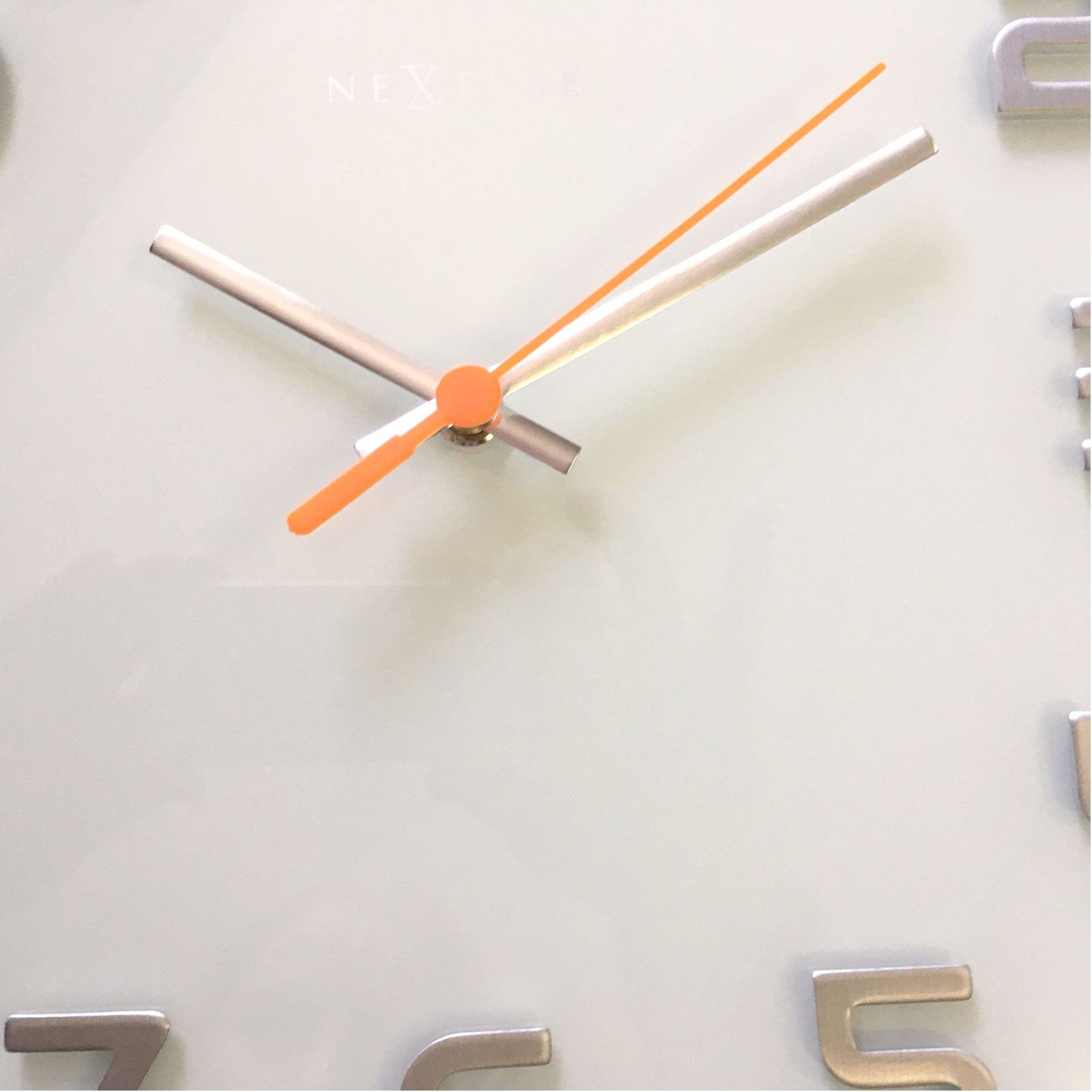 Nextime Square Classy Wall Clock - White.