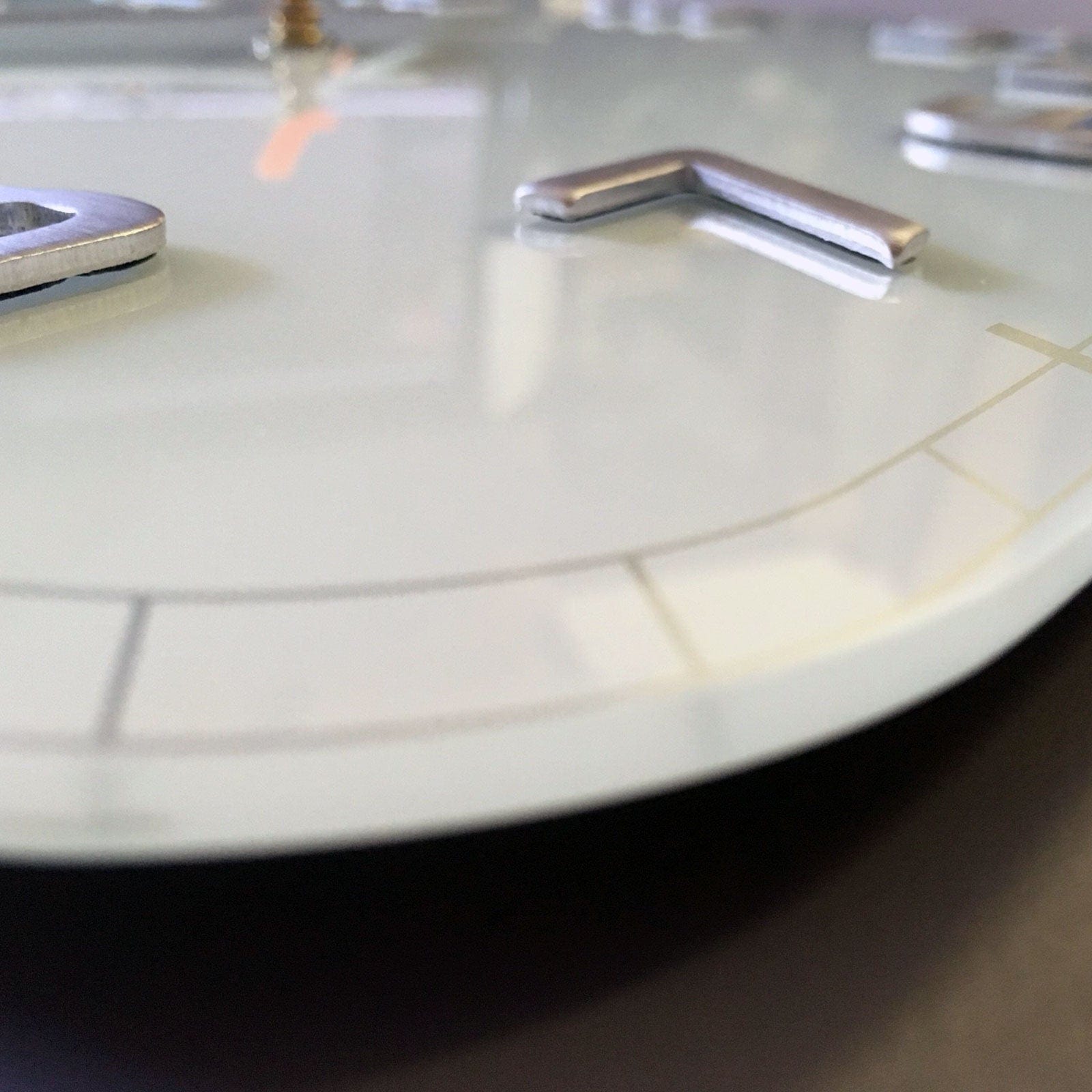 Nextime Square Classy Wall Clock - White.