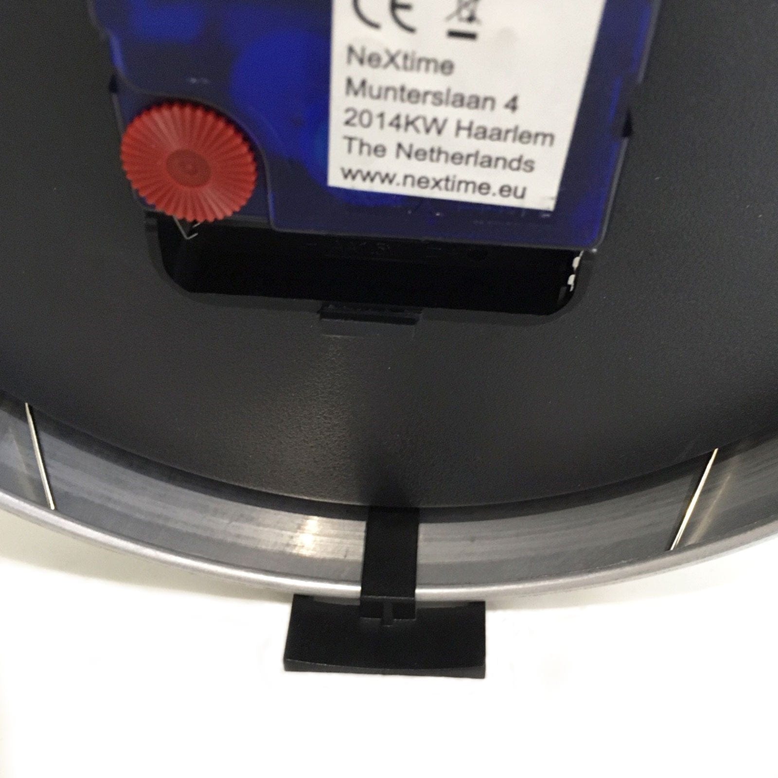 NeXtime 19cm Black Station Desk / Wall Clock.