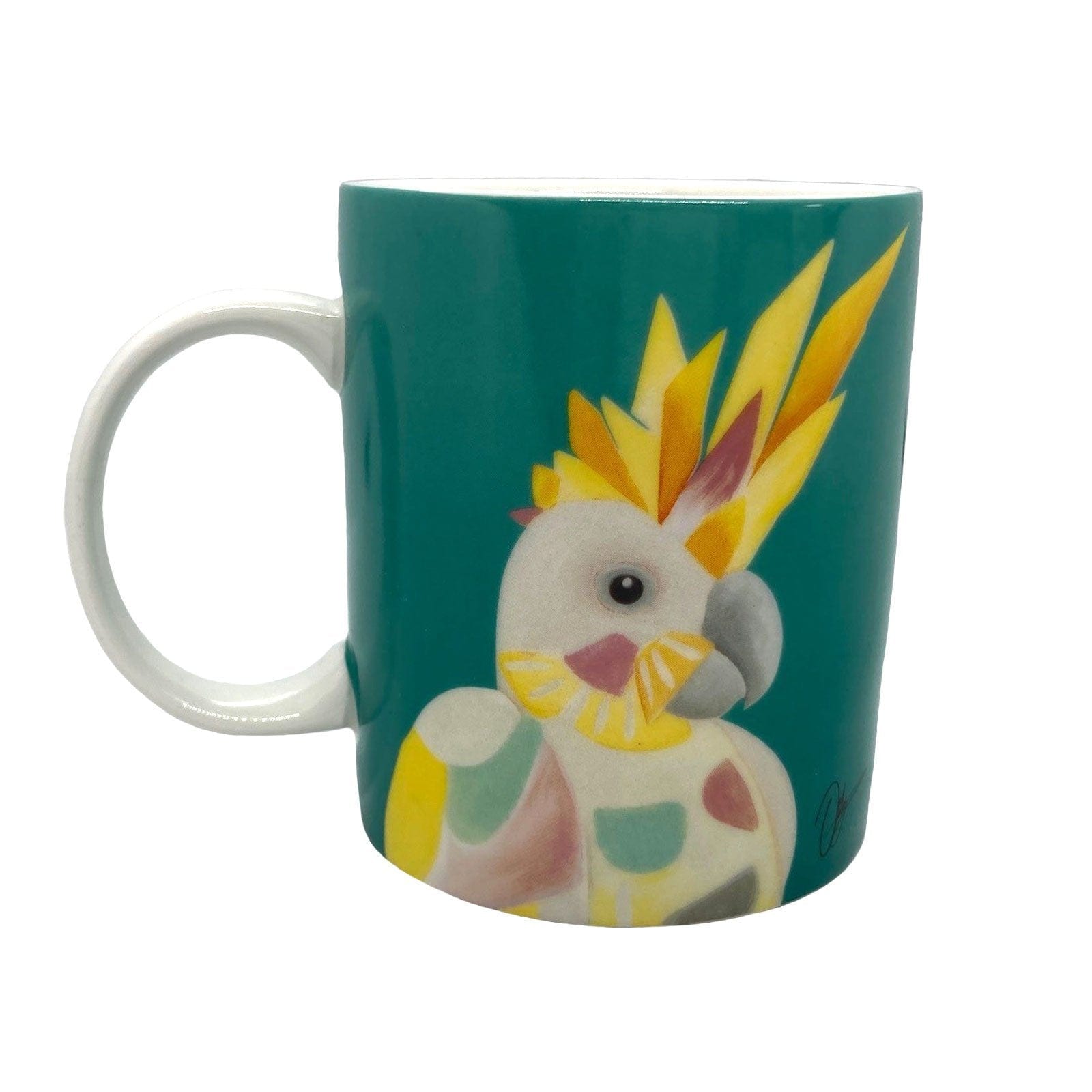 Chris Riley Cockatoo Bone China Mug.