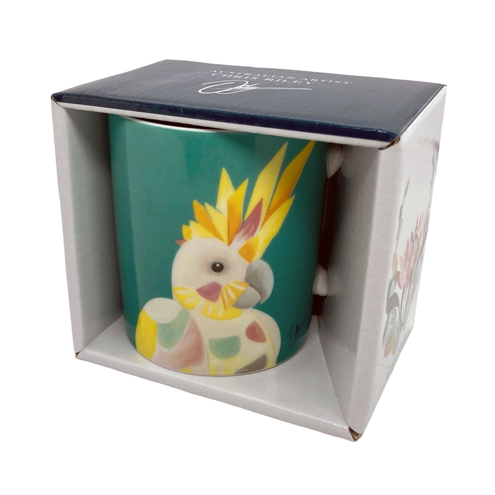 Chris Riley Cockatoo Bone China Mug.