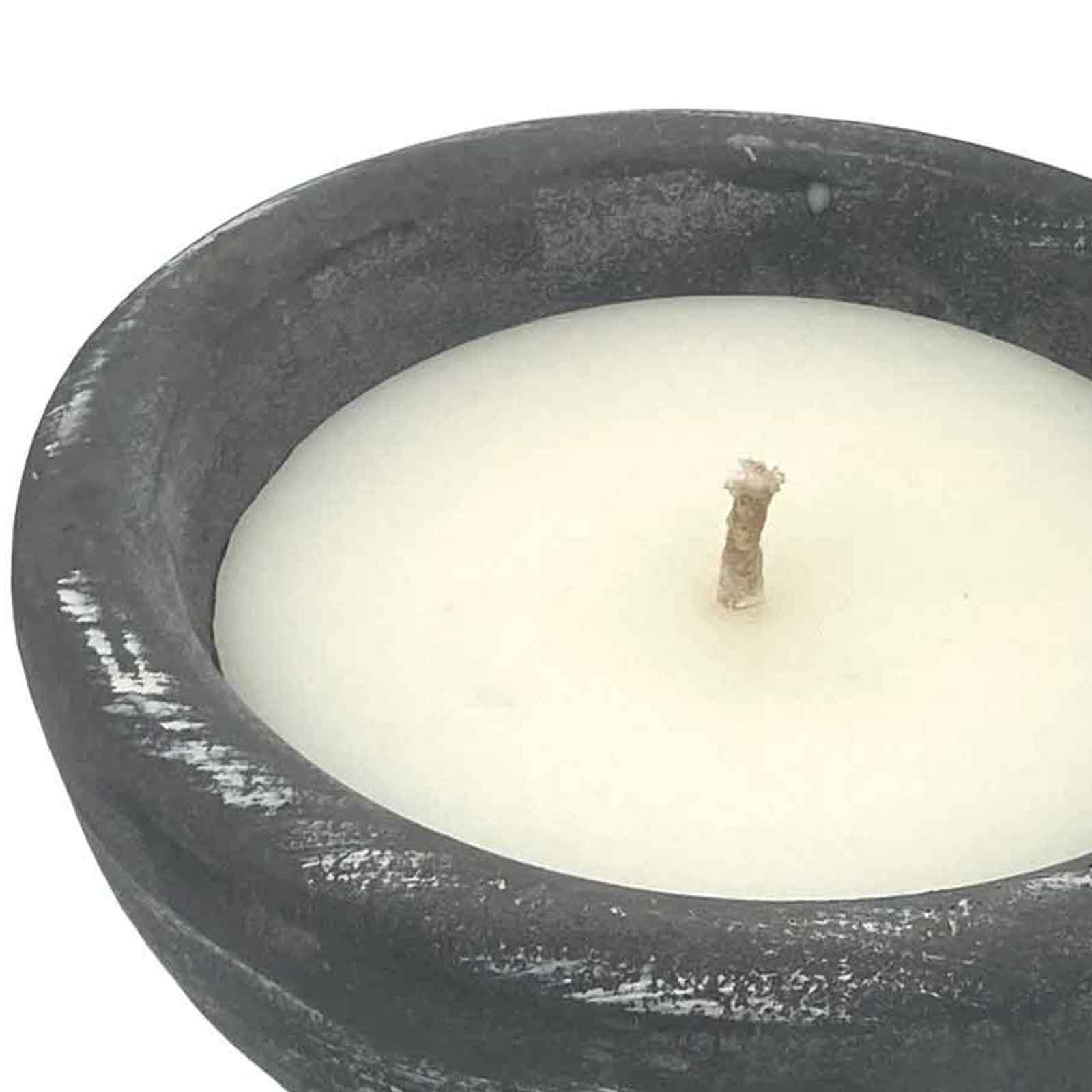 Rustic Cement Wax Candle Pot