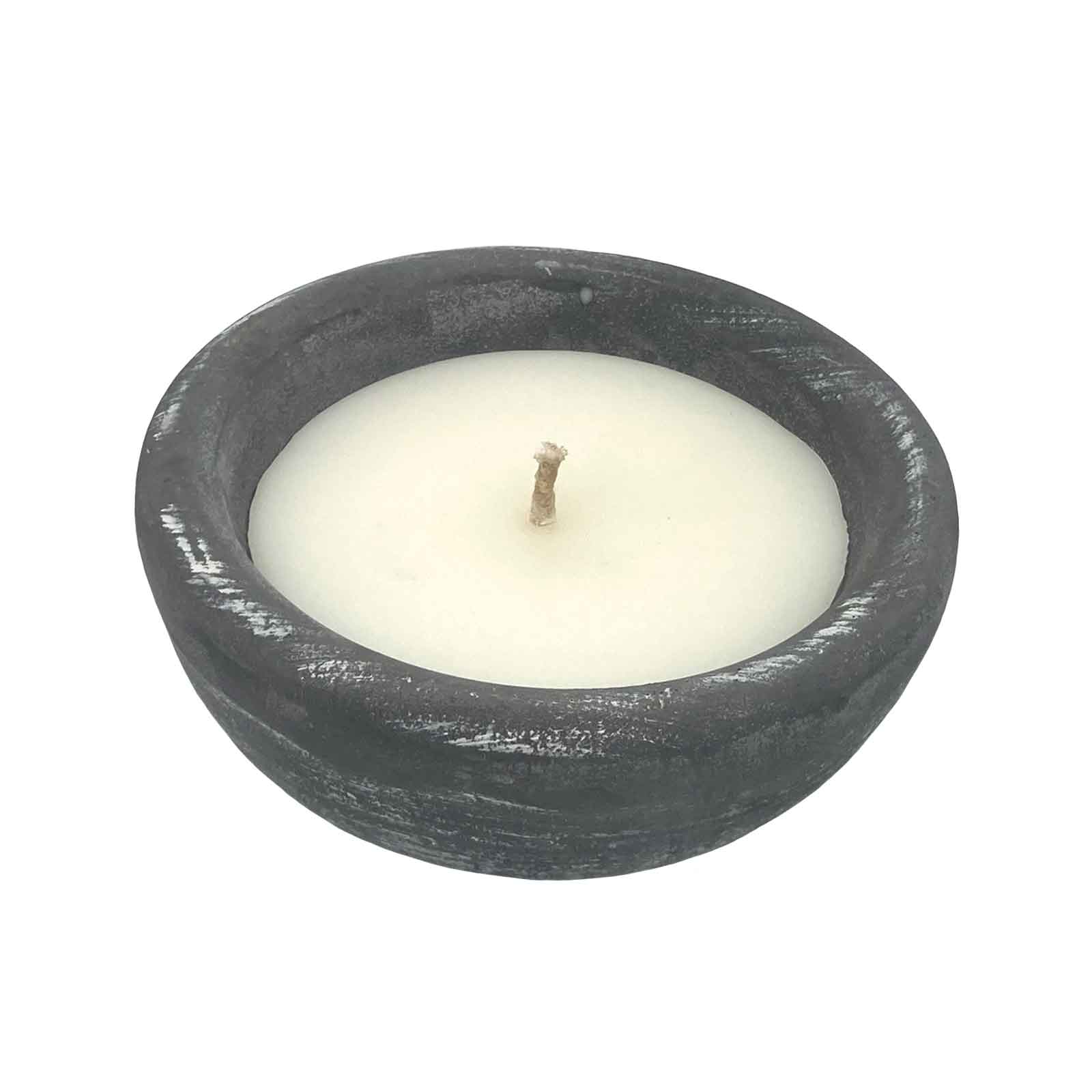 Rustic Cement Wax Candle Pot