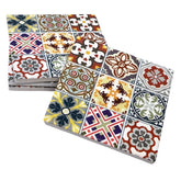 Moroccan Tile Coasters - Design 4 - Set of 4