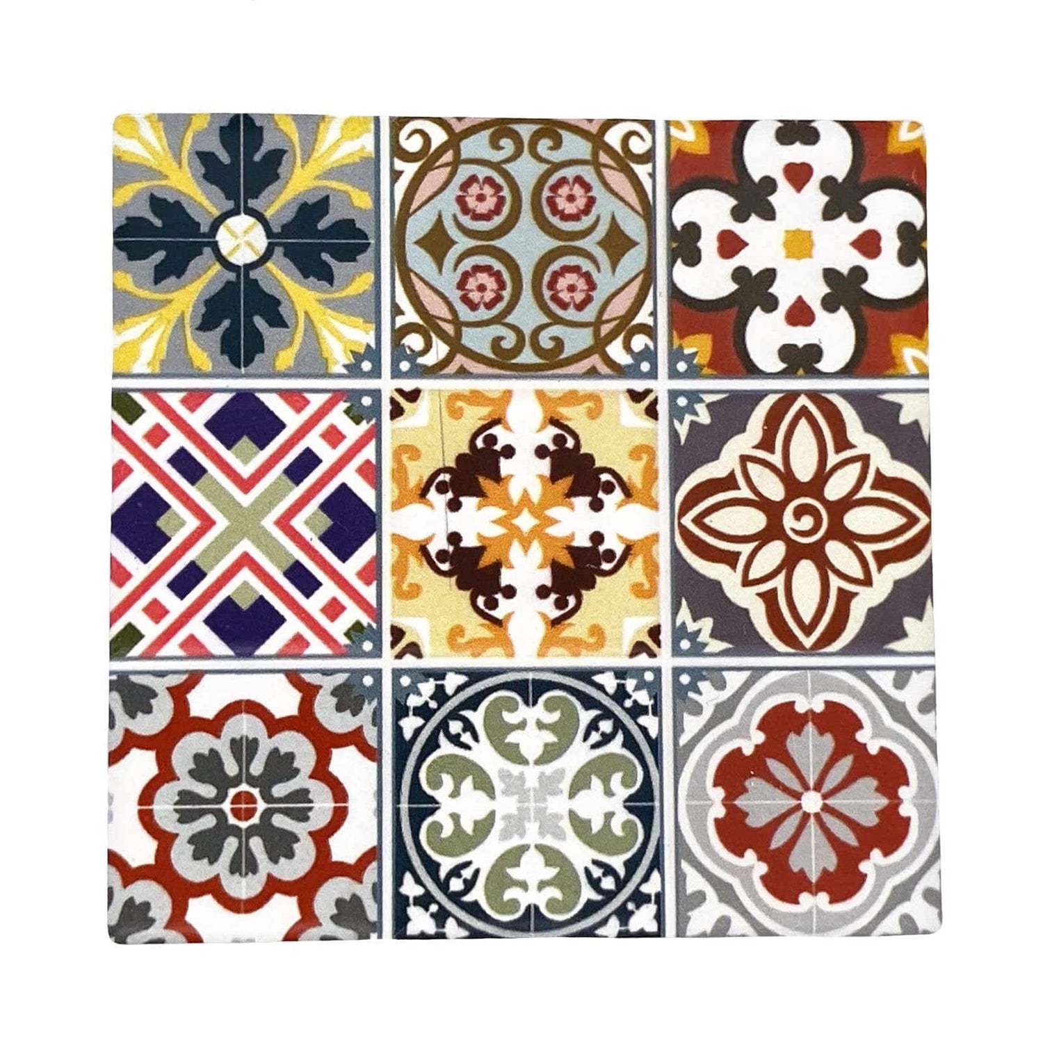 Moroccan Tile Coasters - Design 4 - Set of 4