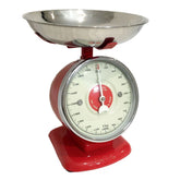 Red Metal Streamline Kitchen Scale - Dulton.