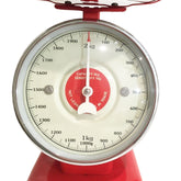 Red Metal Streamline Kitchen Scale - Dulton.