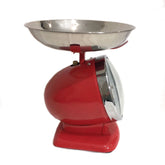 Red Metal Streamline Kitchen Scale - Dulton.