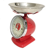 Red Metal Streamline Kitchen Scale - Dulton.