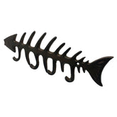 Fishbone Metal Wall Hook Large