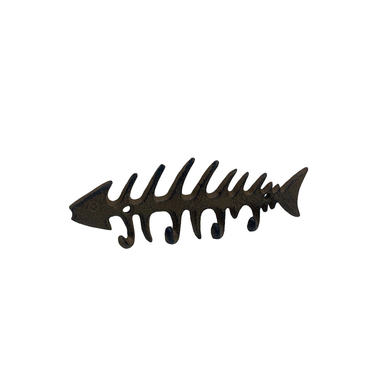 Fishbone Metal Wall Hook Small