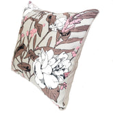 Pink Floral Cushion - 45cm.