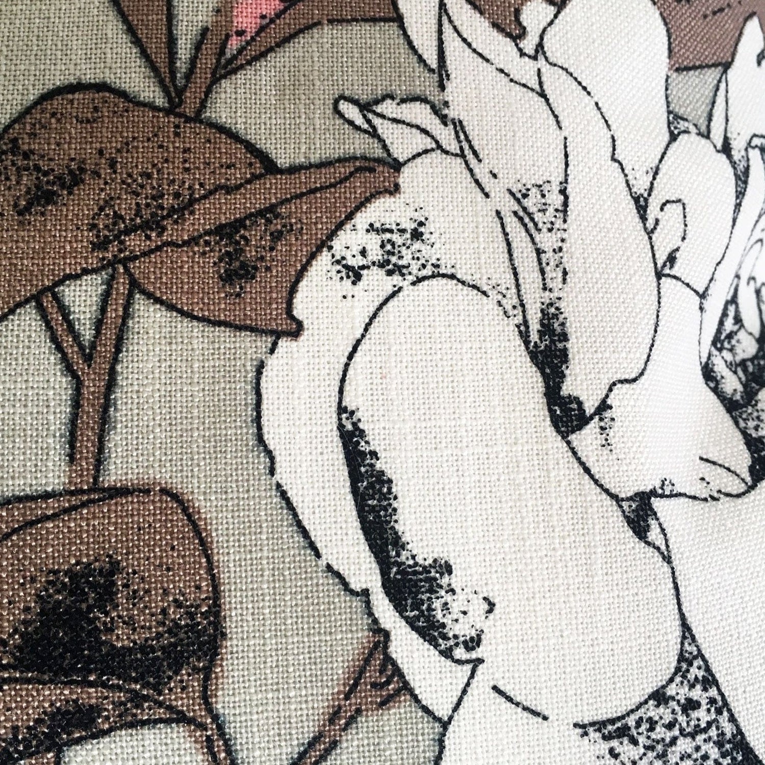 Pink Floral Cushion - 45cm.