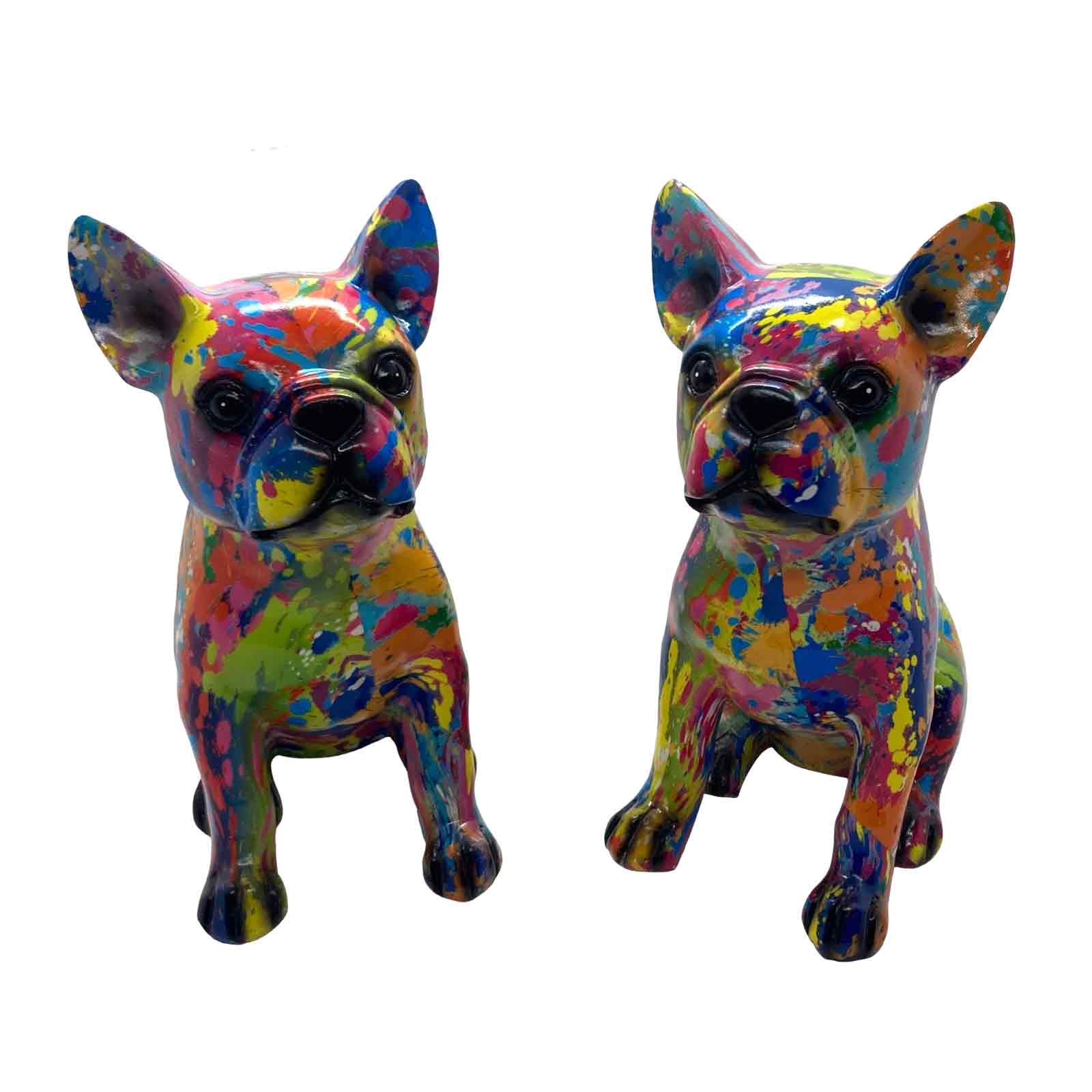 Splash Art Resin French Bulldog