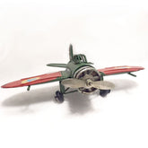 Green Mini Roamer Plane - Small Vintage Style Metal Plane.