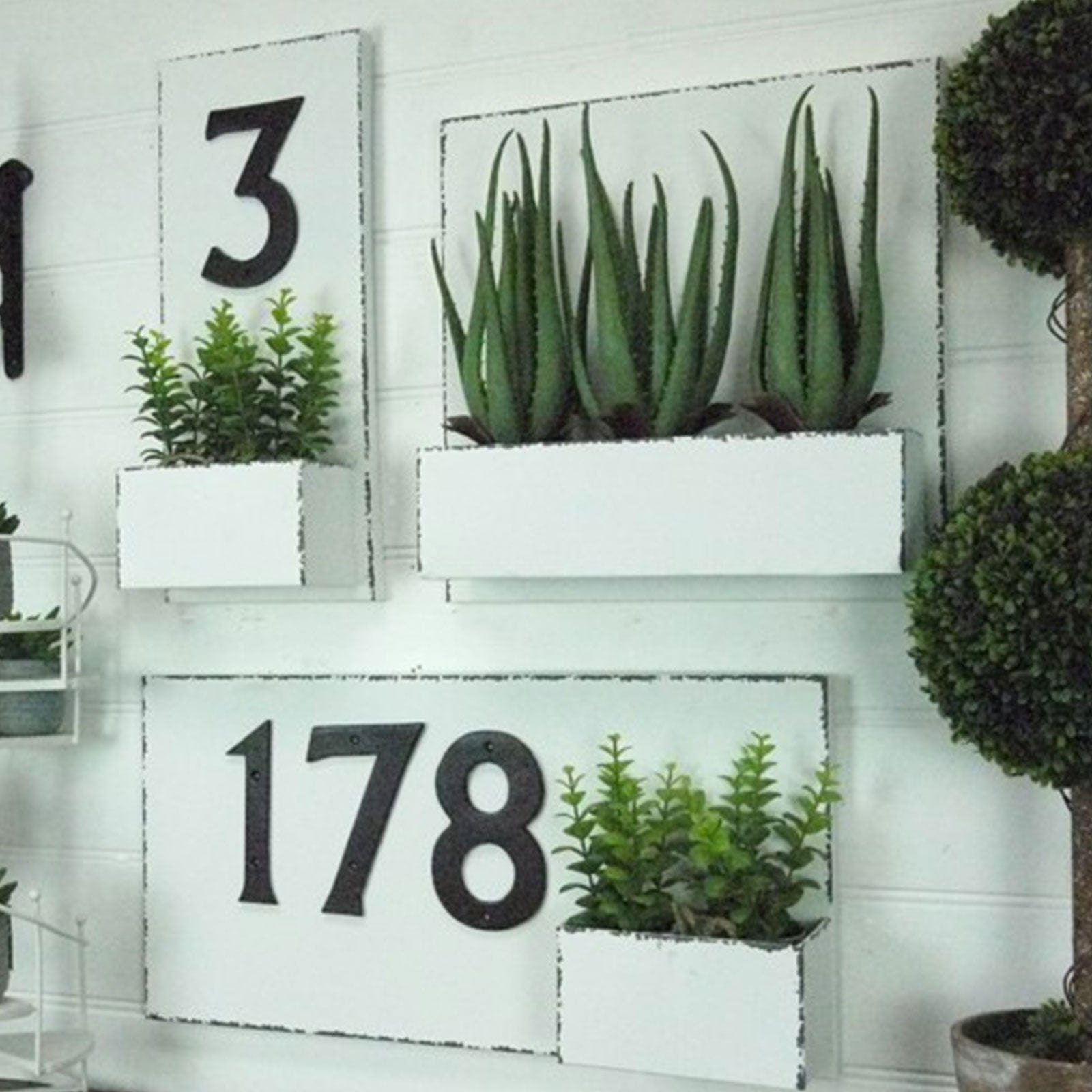 Rustic Wall Planter - Wide.